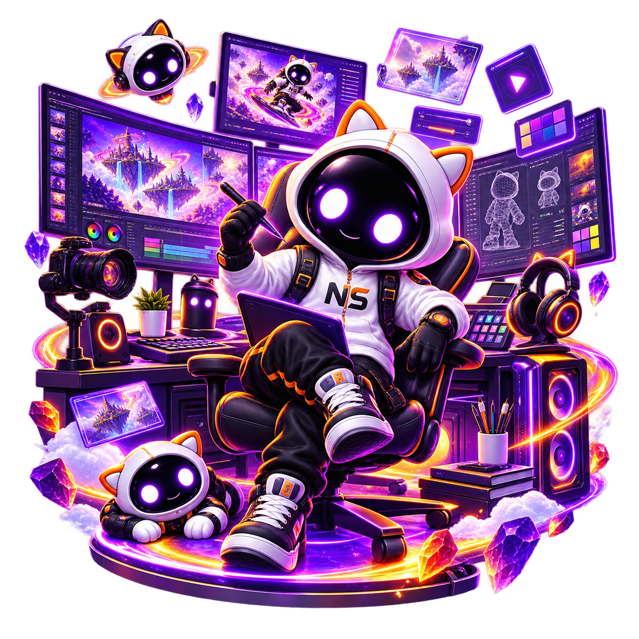 Professional package mascot