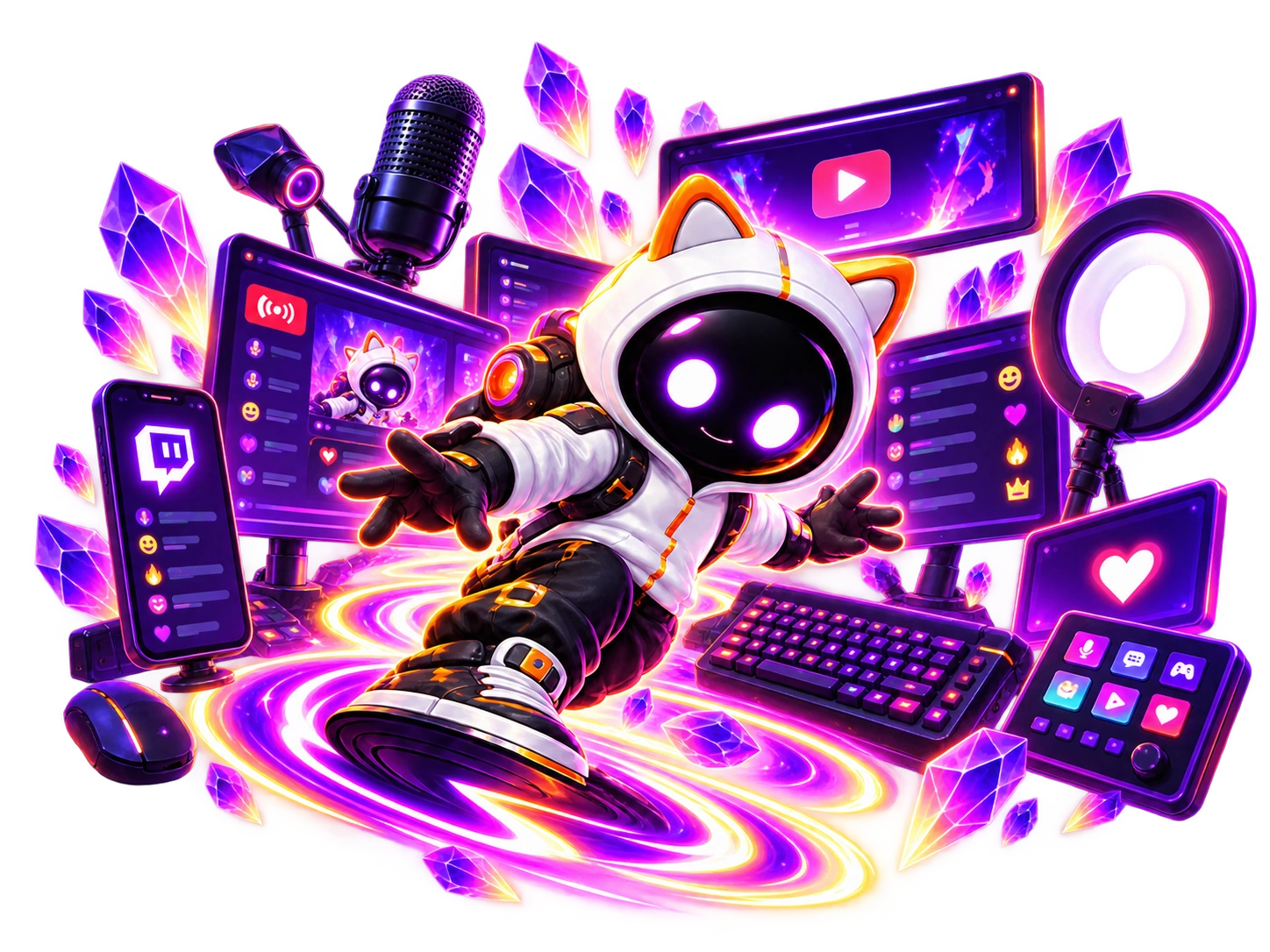 NS Creatives creator streaming studio showcase