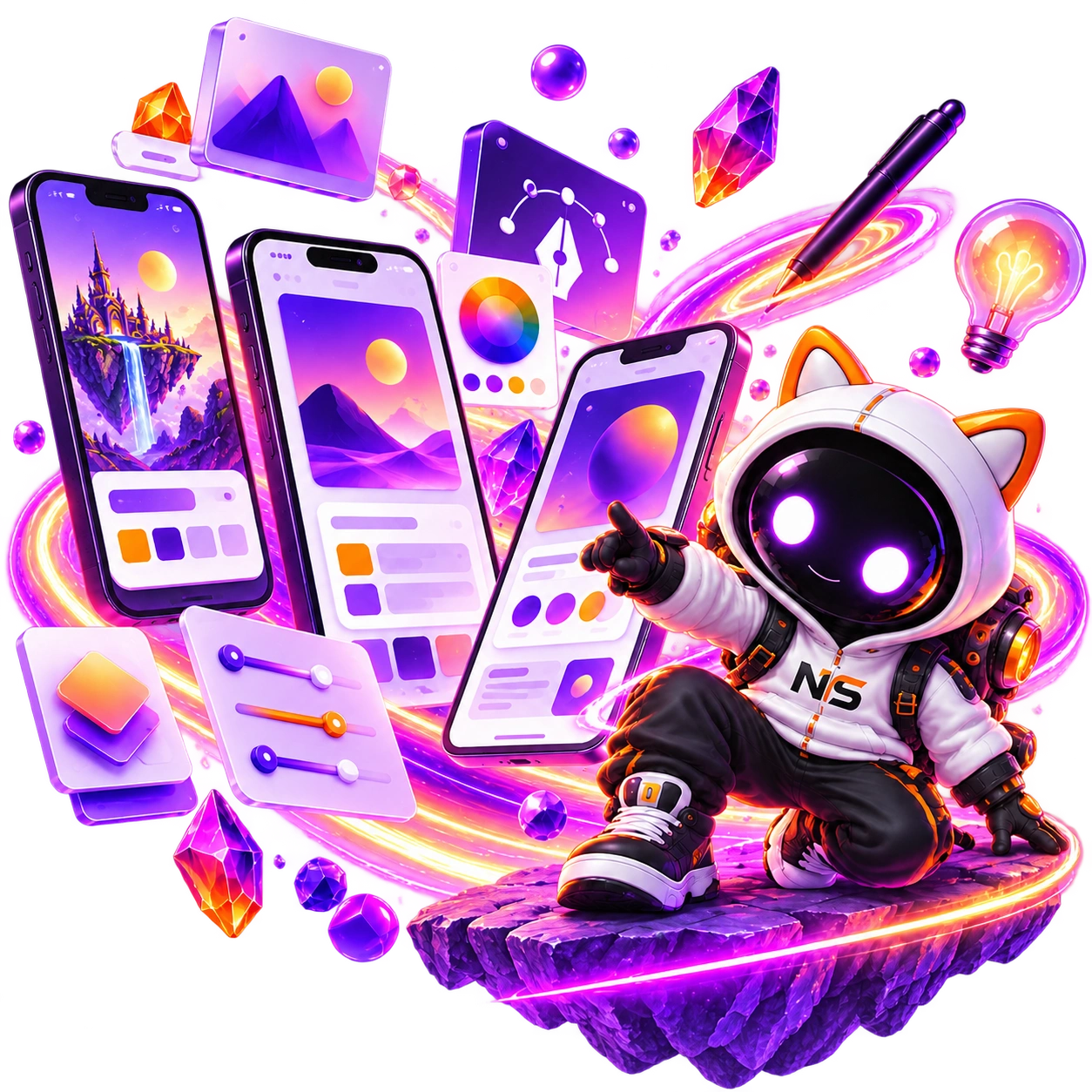 Professional package artwork