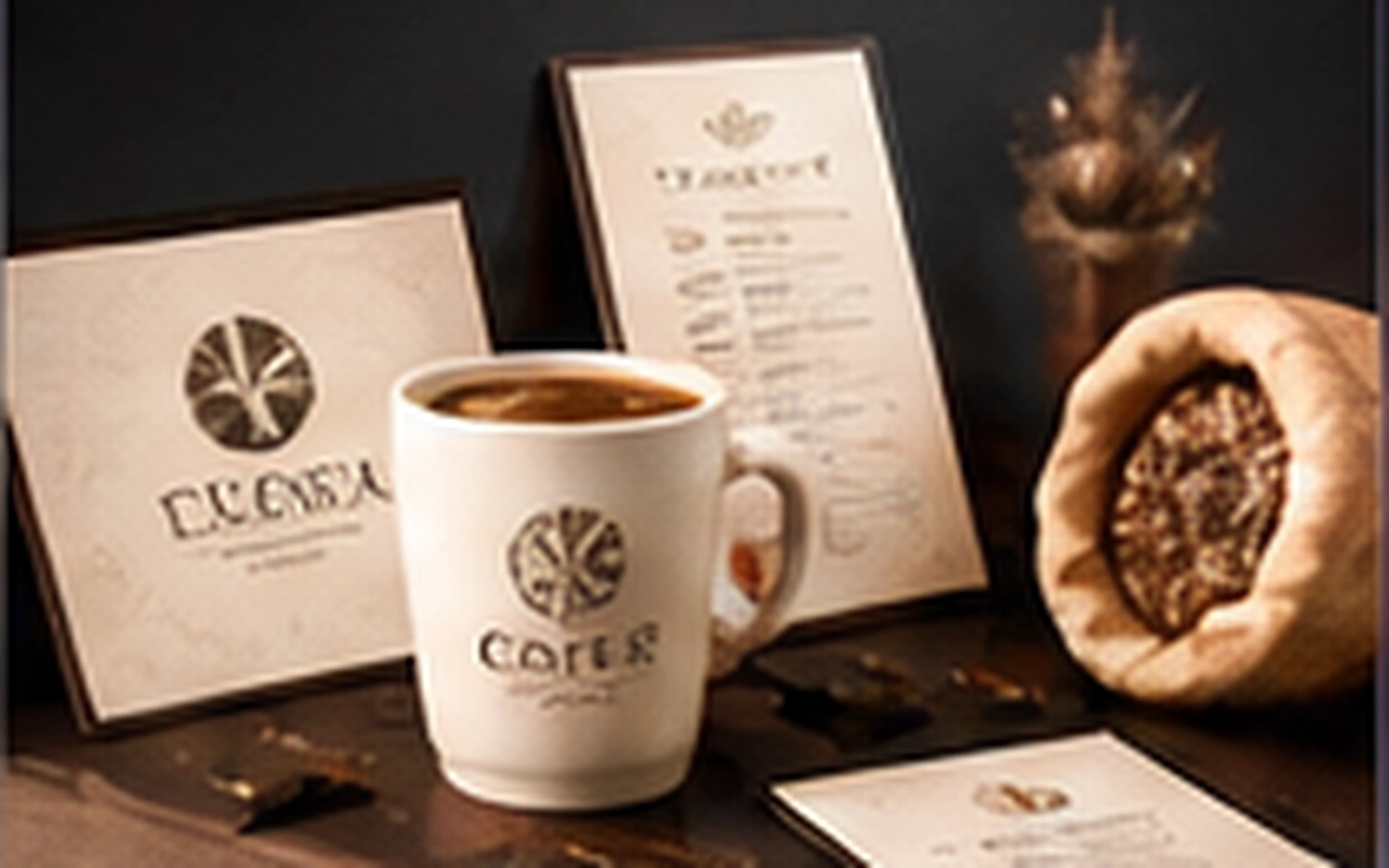 Bloom Cafe branding