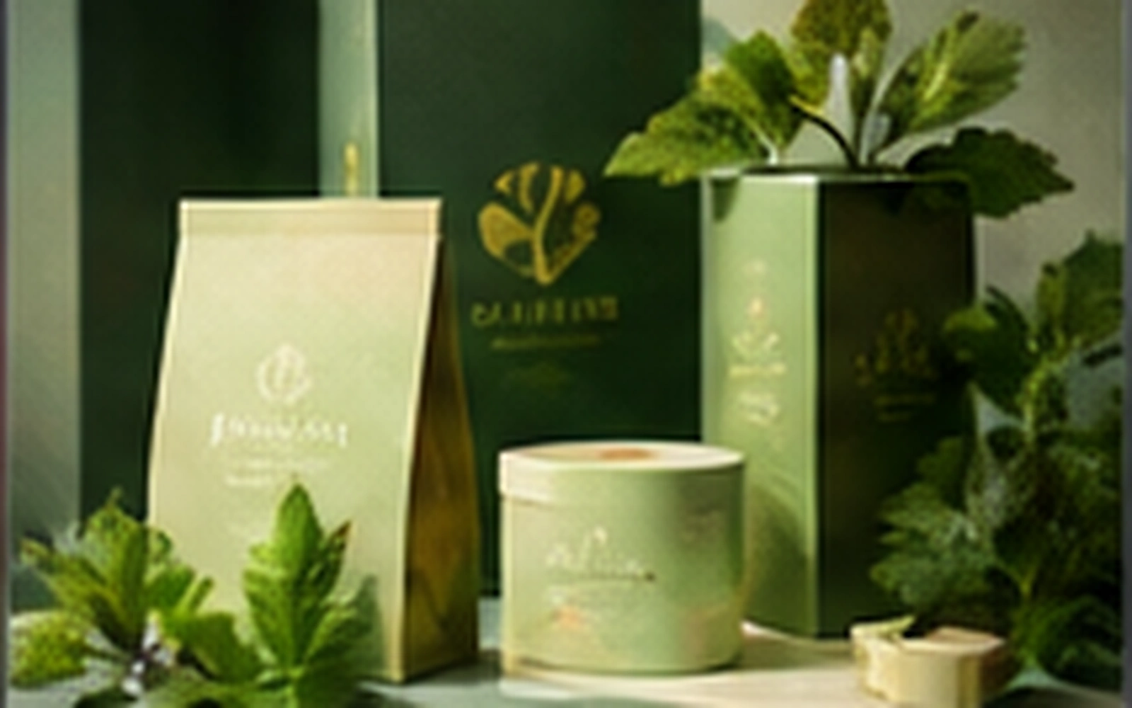 TerraWell wellness brand packaging