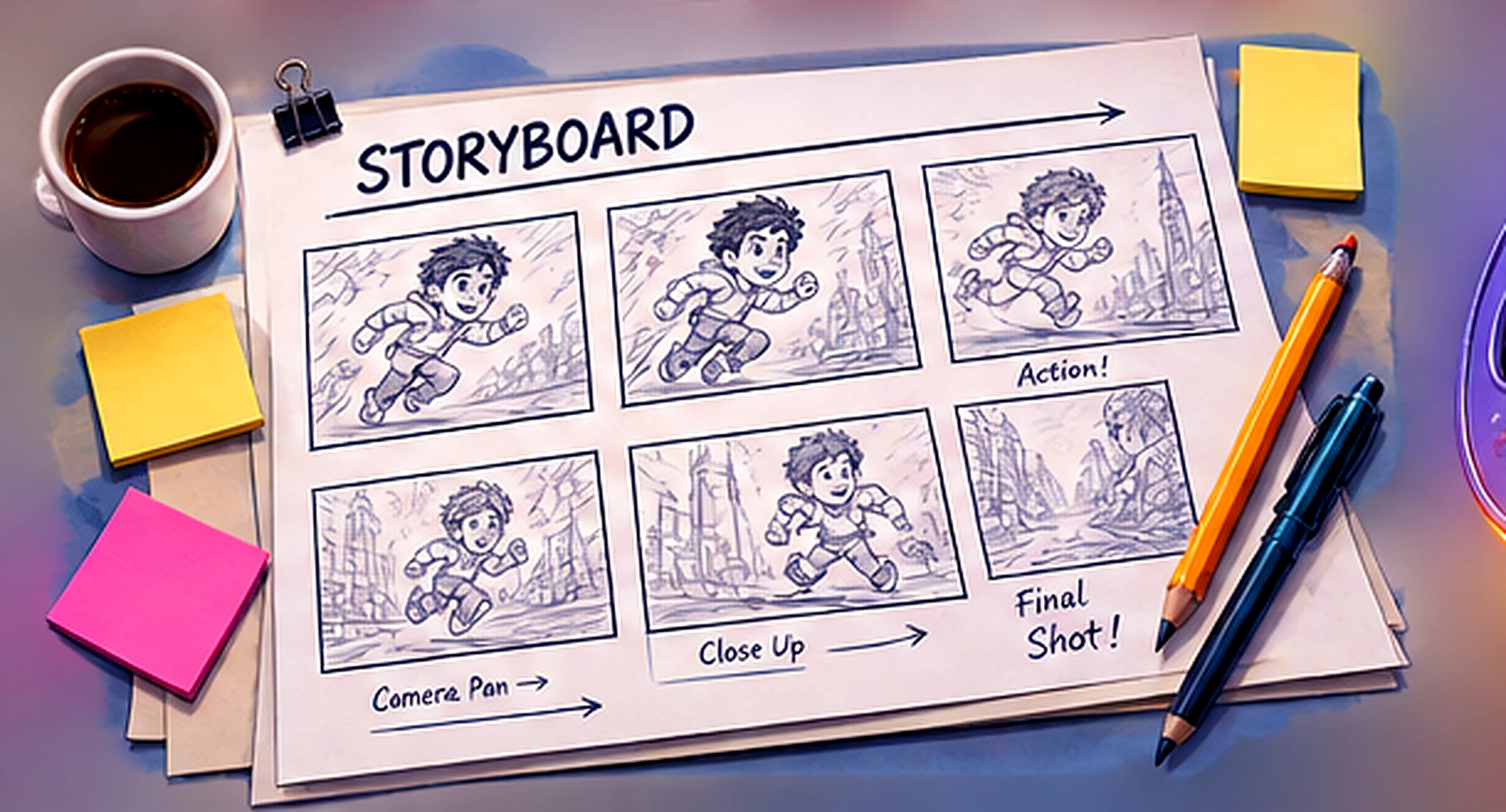 Animation storyboard
