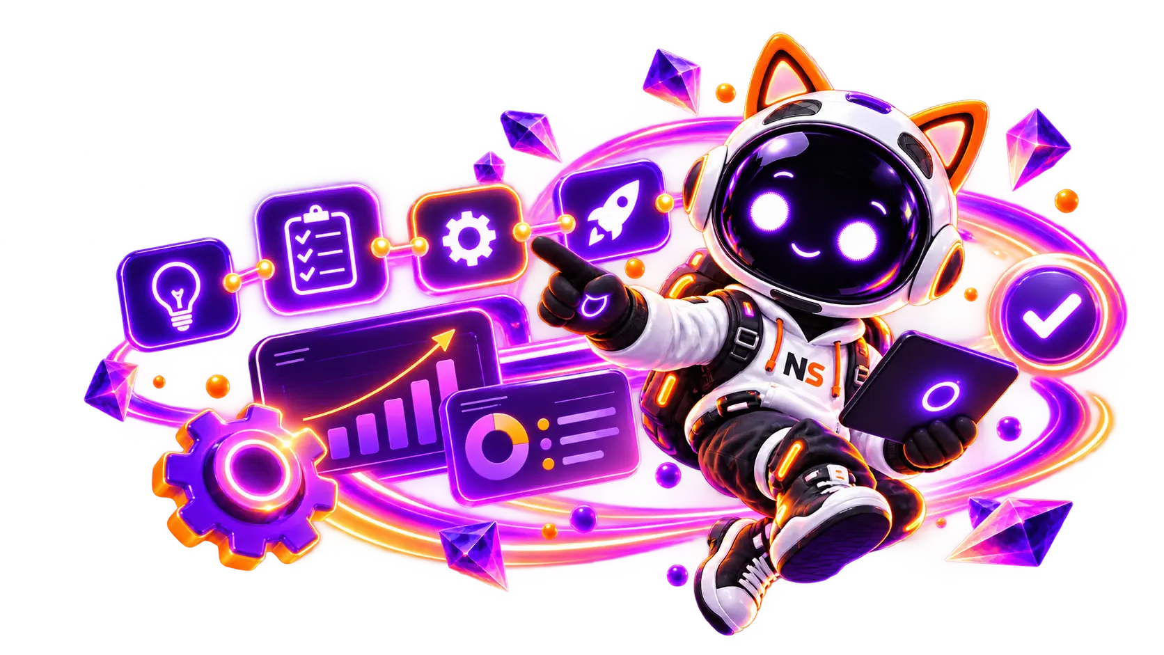 NS Creative Solutions mascot