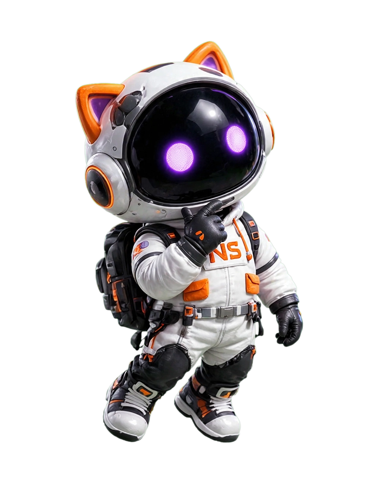 Mascot companion illustration